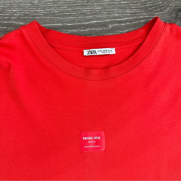 Zara Men’s Slogan T-Shirt - Picture 7 of 9